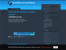 Tablet Screenshot of demo.interblog.de